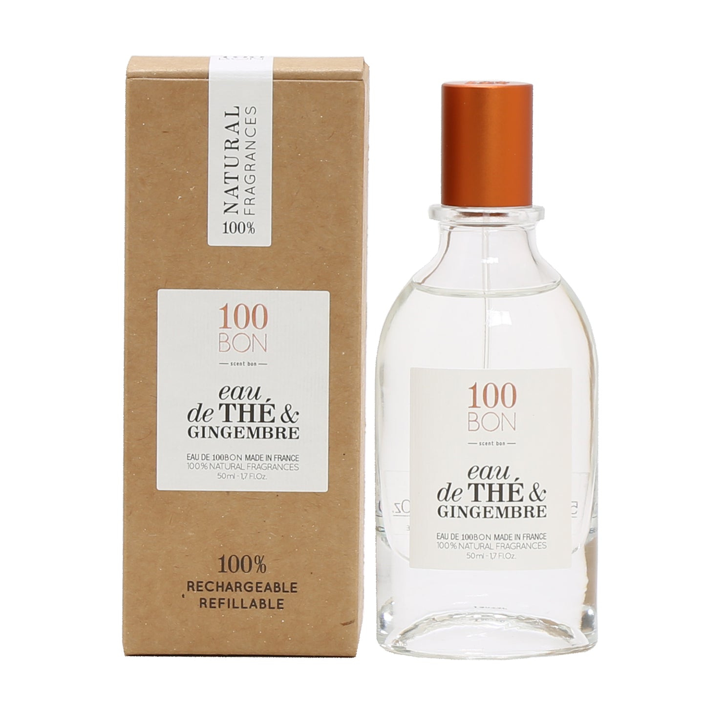 100 BON Eau De The & Gingembre 100% Natural Unisex Fragrance Spray