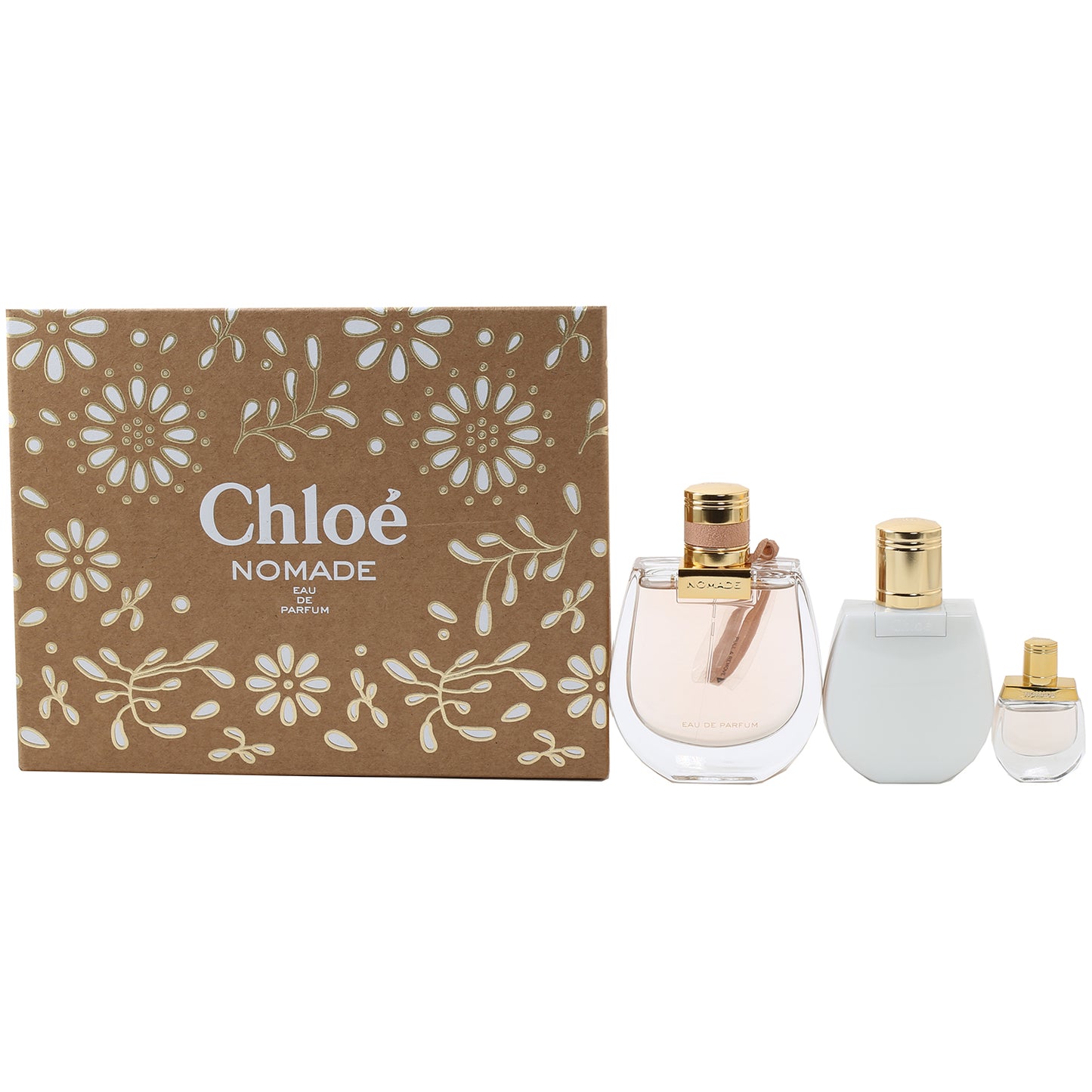 Chloe Nomade Set- 2.5 Oz EDP , 3.3 Oz Body Lotion , .16 EDP