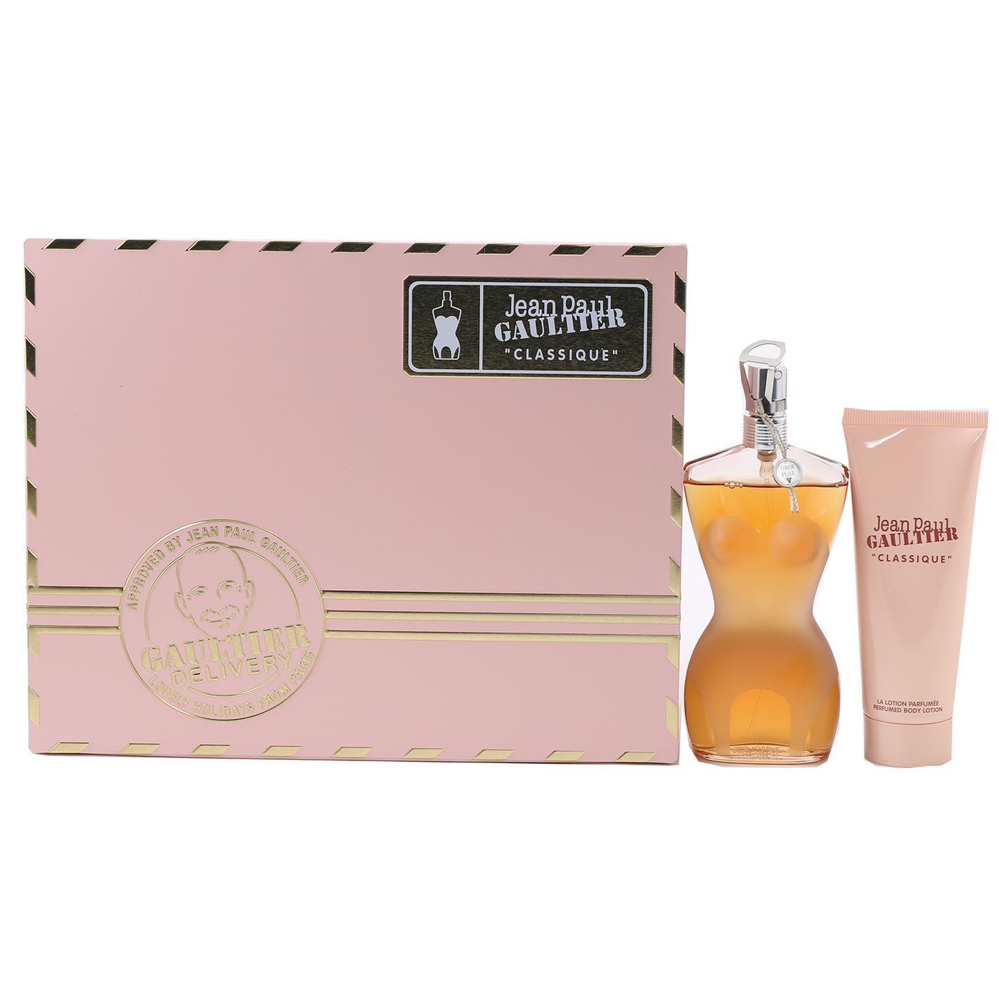 Jean Paul Gaultier Classique Ladies Set- 3.4 Oz EDP , 2.5 Oz Body Lotion