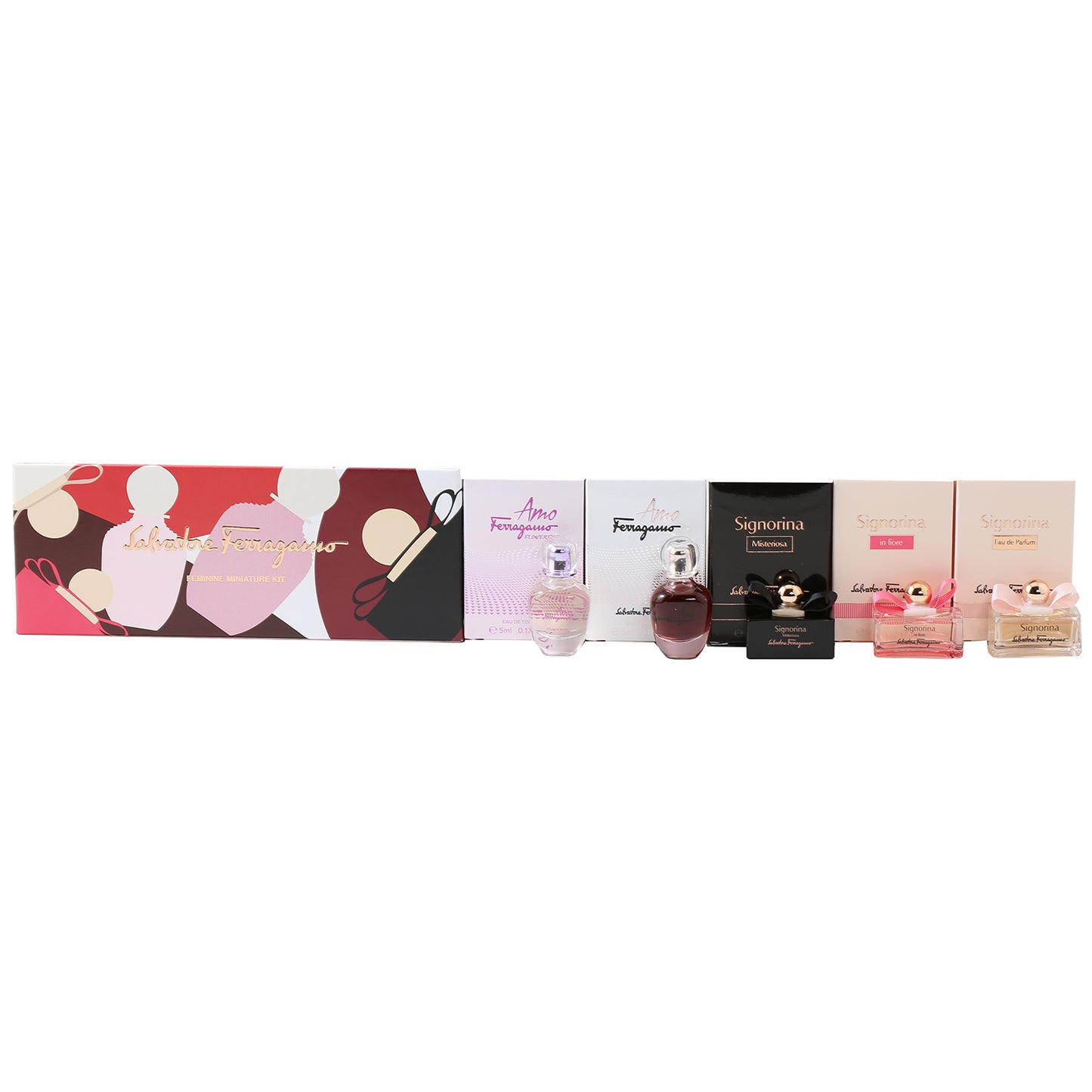 Salvatore Ferragamo Ladies Mini Set- .17 Signoria EDP , .17 Signoria In Fiore, .17 Signoria