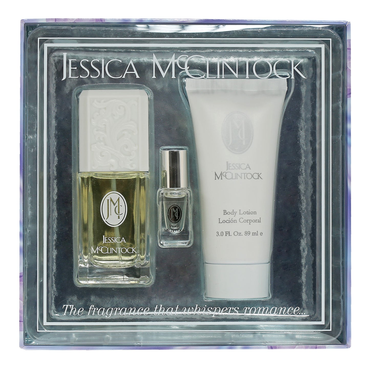 Jessica Mcclintock Set- 1.7 EDP / 3 Oz Lotion / .1 Oz Rollerball