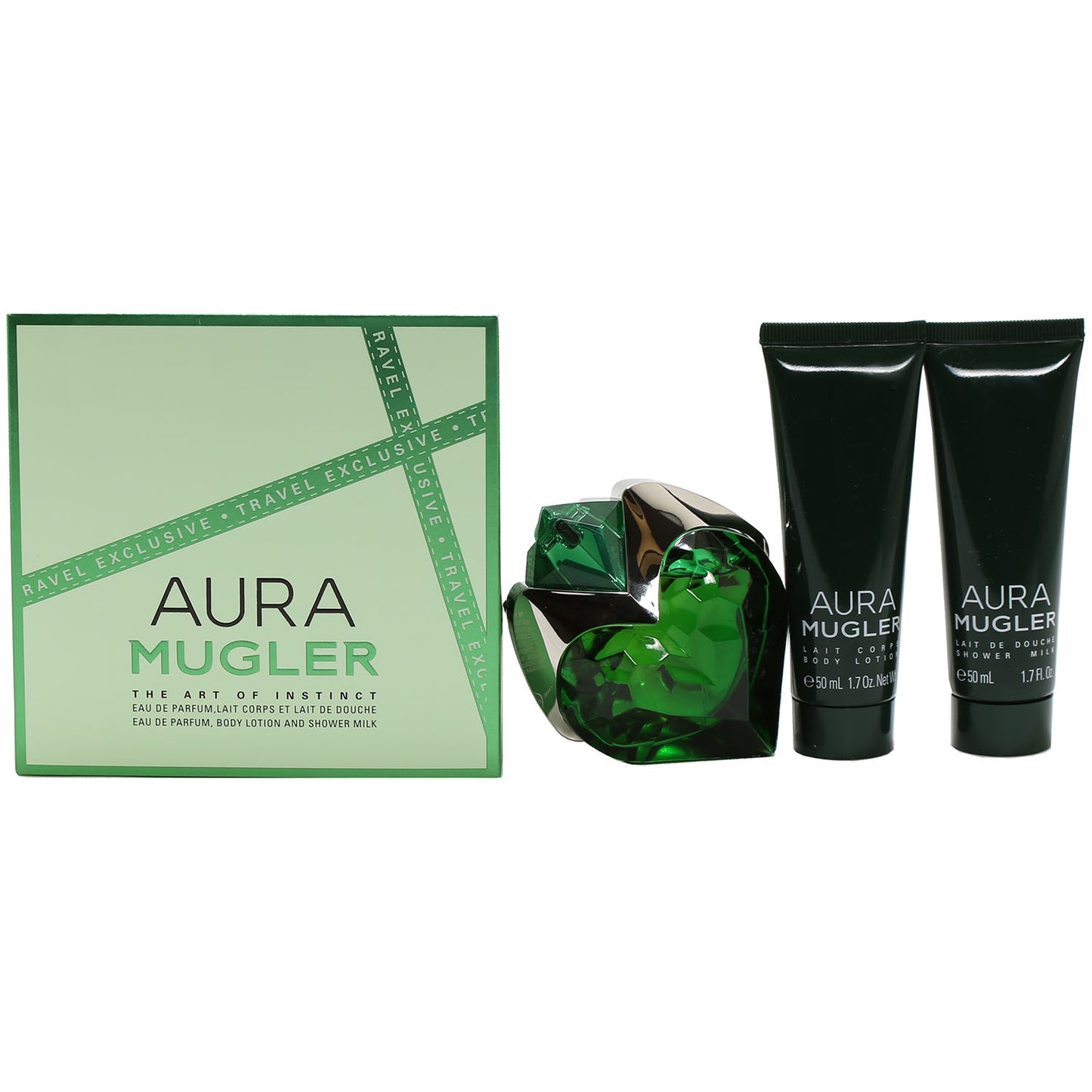 Thierry Mugler Aura Refill Set/ 1.7 EDP , 1.7 Body Lotion , 1.7 Shower Milk