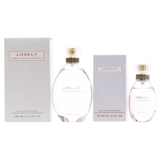 Duo Sjp Lovely 3.4 Oz EDP + 1 Oz EDP Spray