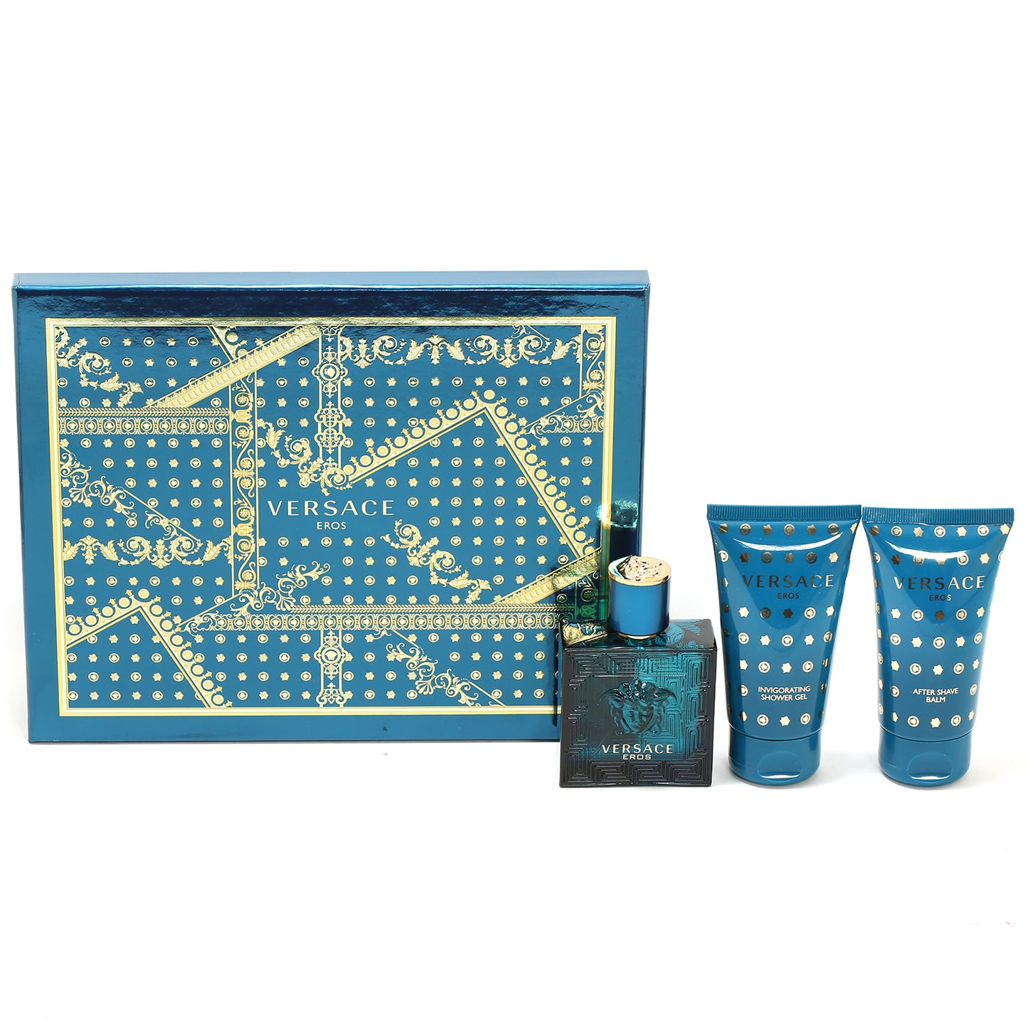 Versace Eros 1.7 Oz Spray/1.7 Oz Shower Gel/1.7 Oz After Shave Set