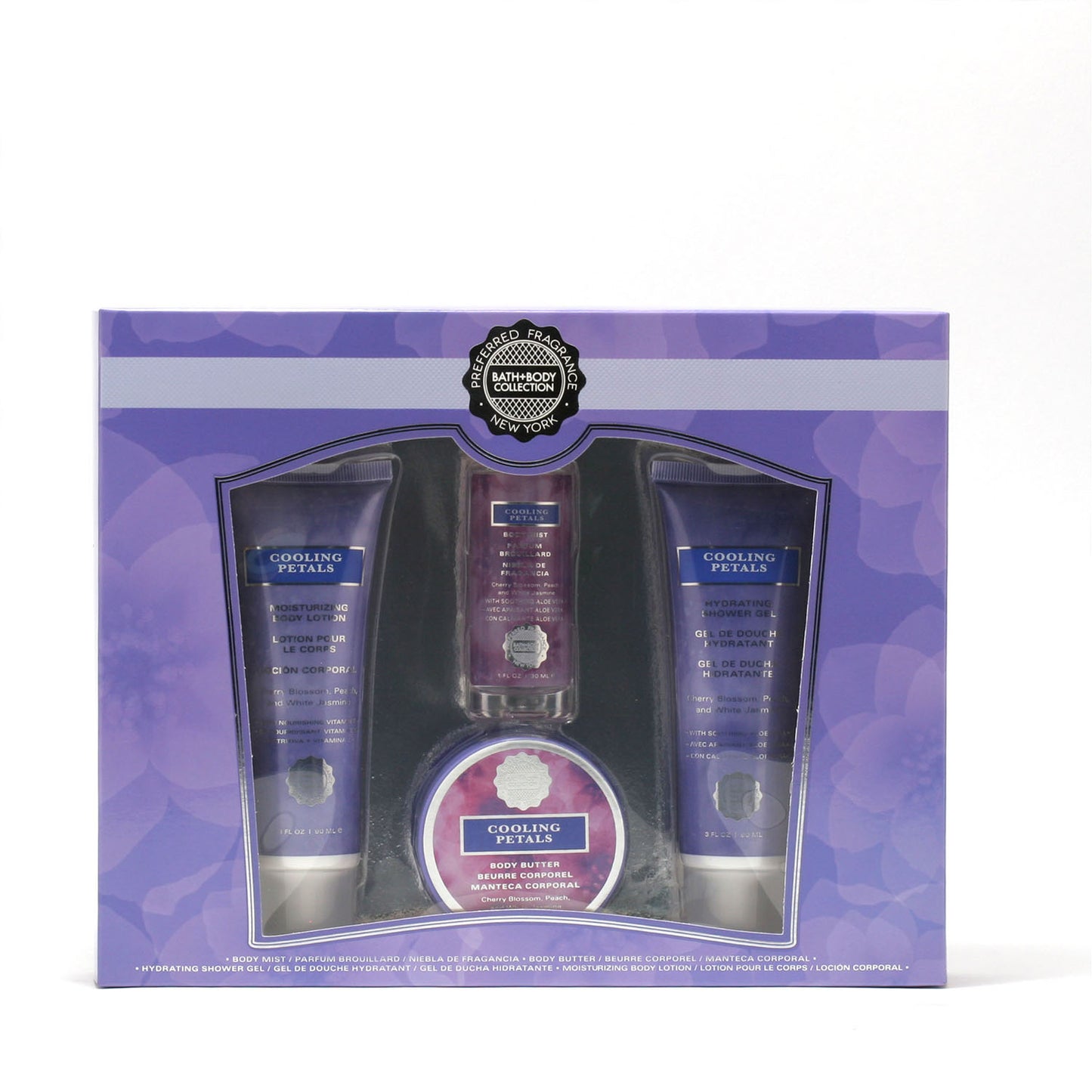 Preferred Cooling Petals Bath & Body Set