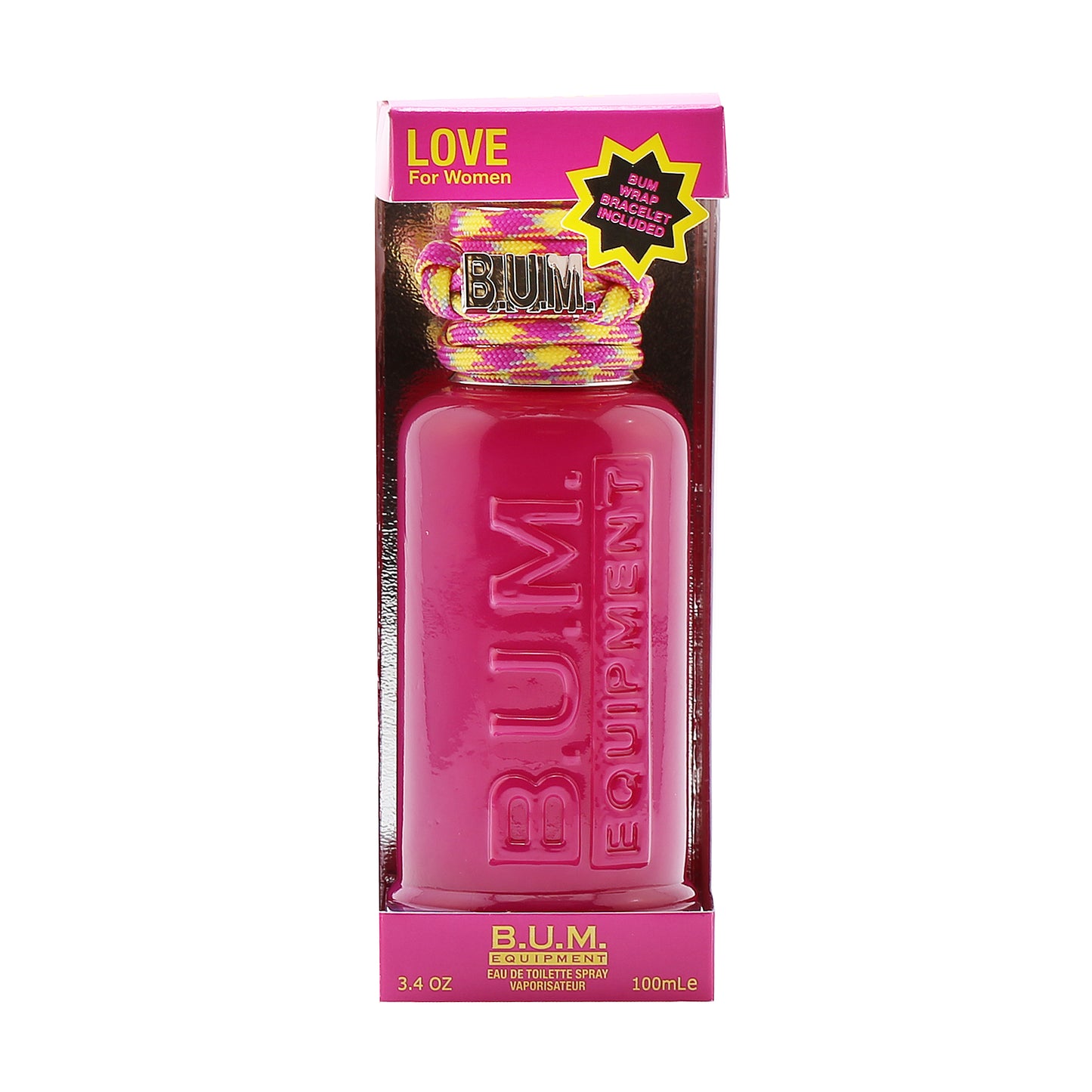 Bum Equipment Love For Ladies EDT Spray W/Wrap Bum Bracelet