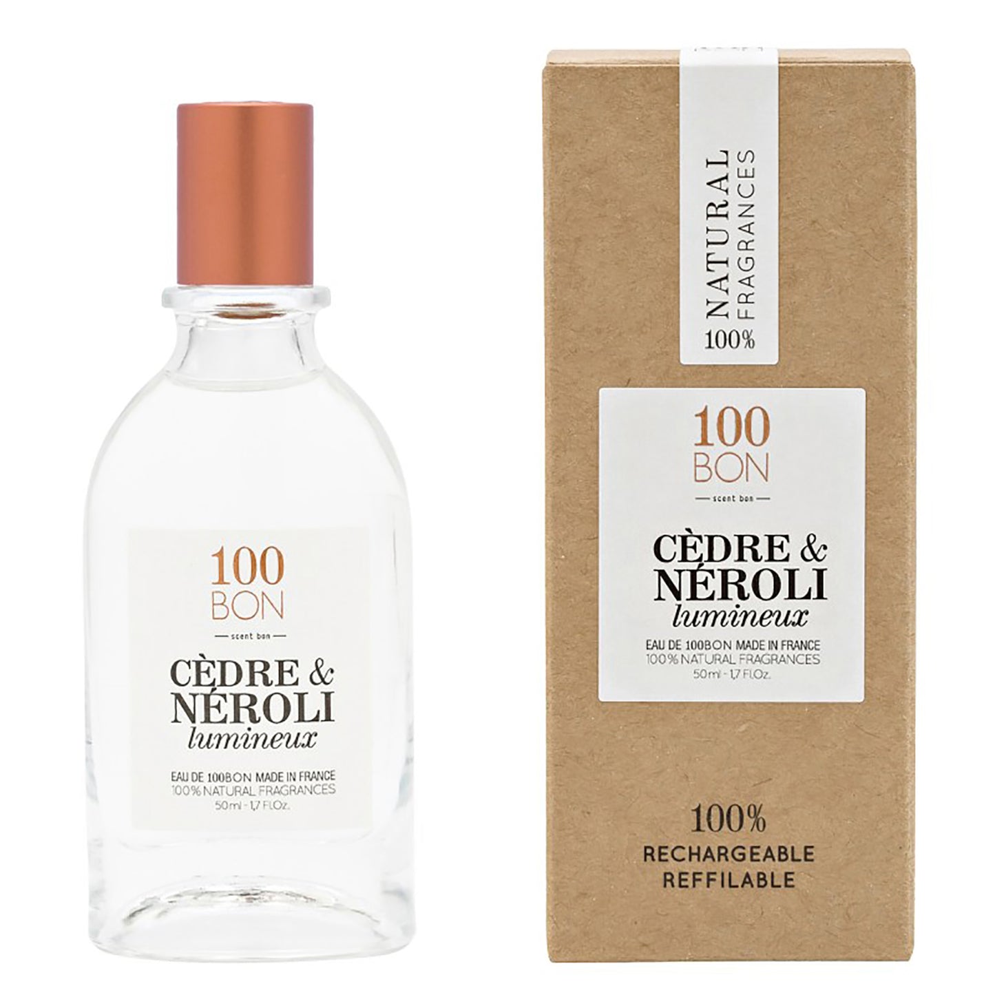 100 BON Cedre & Neroli Lumineux 100% Natural Unisex Fragrance Spray