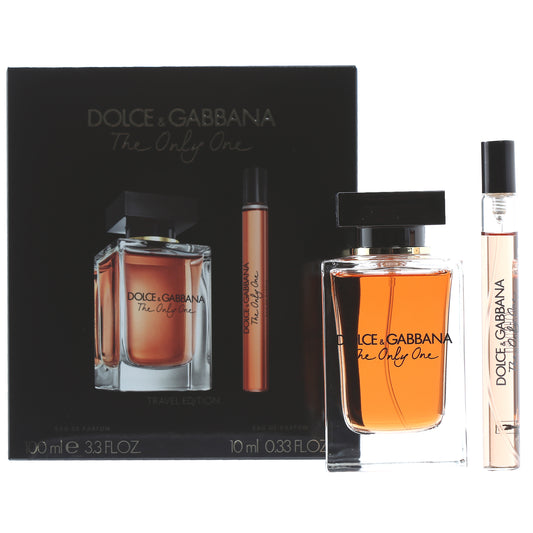 Dolce & Gabbana The Only One Set- 3.3 Oz EDP , .33 Oz EDP