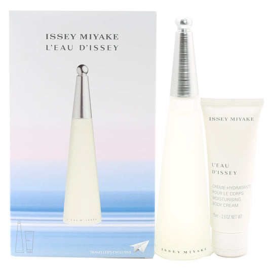 Issey Miyake Pour Femme Set-3.3 Oz EDT , 2.6 Oz Body Cream