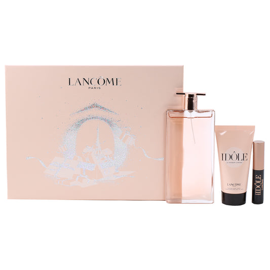 Lancome Idole  Ladies  Set- 1.7 Oz EDP , 1.6 Oz Cream, .8 Oz Mascara