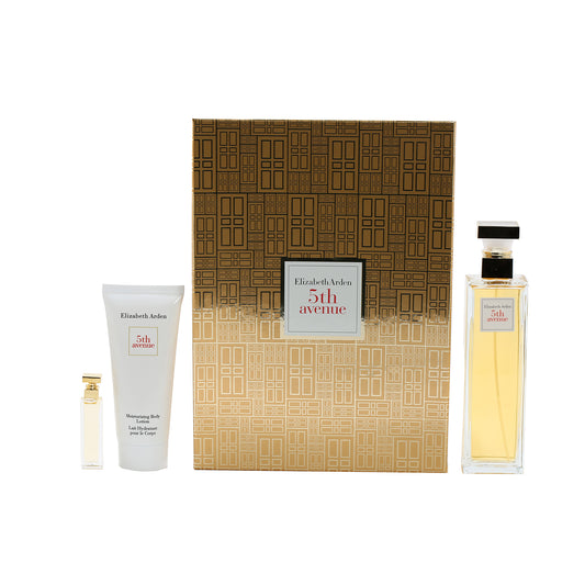 Elizabeth Arden Fifth Ave Set-4.2 Oz EDP /Mini/3.4 Oz Body  Lotion