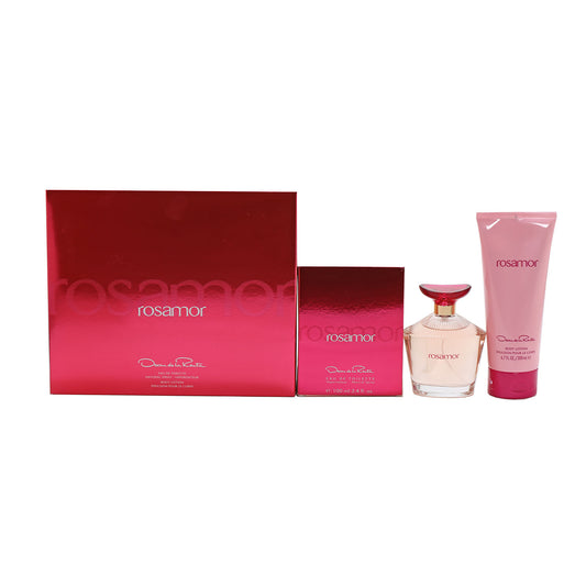 Oscar De La Renta Rosamor/ 3.4 EDT , 6.7 Body  Lotion