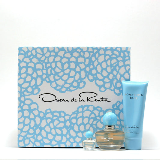 Oscar De La Renta Somethingblue 1.7 Spray/3.4 Body Lotion /Mini .12