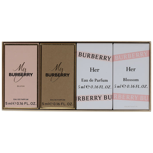 Burberry Her Set/ .16 Oz My Burberry Blush/ .16 Oz My Burberry, .16 Oz Burberry Her/ .16 Oz Burberry Her Blossom