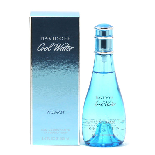 Cool Water  Ladies  By Davidoff Mild Deodorant Spray (Glass Btl)