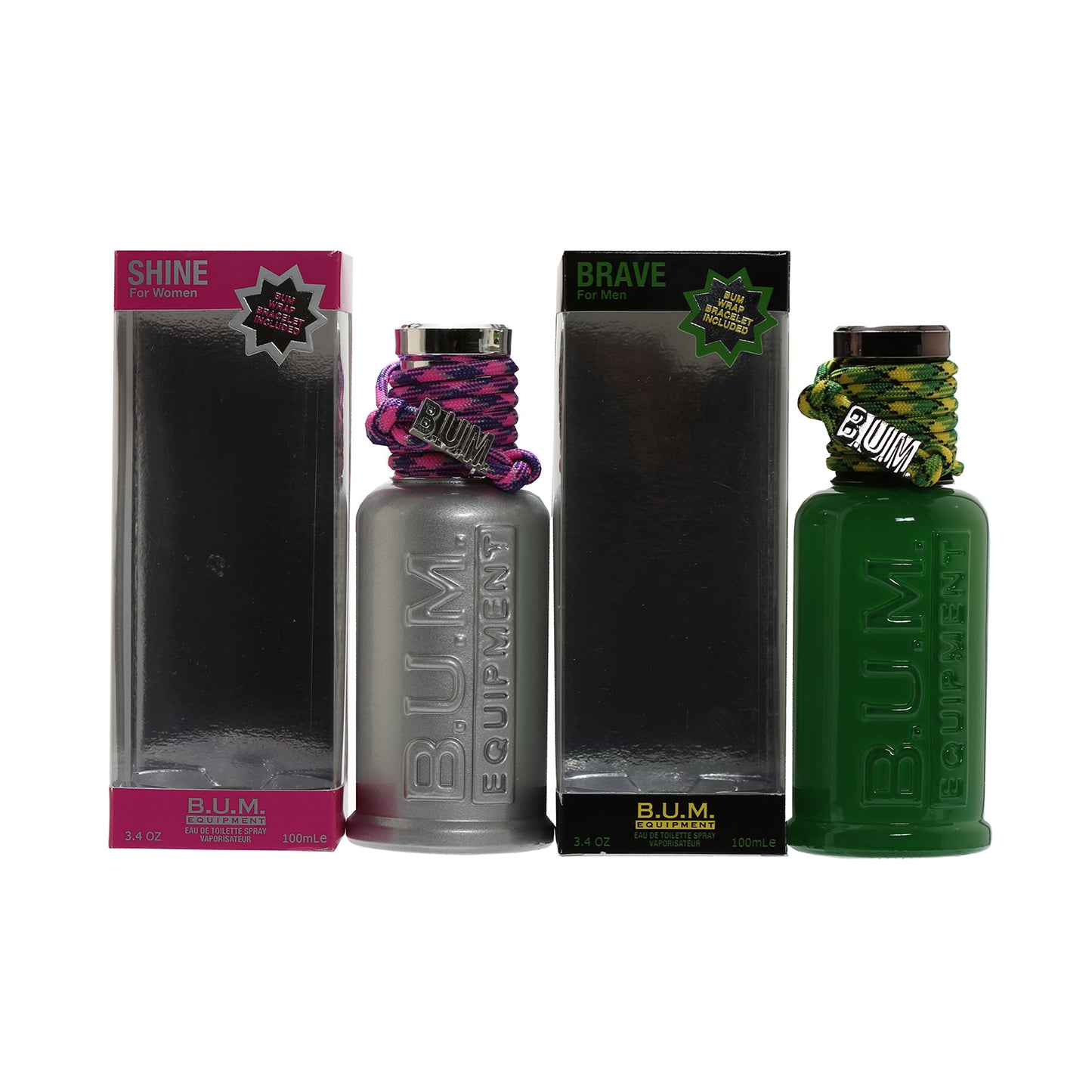 Duo Bum Equipment Brave Men + Shine  Ladies  3.4 Oz Sprays