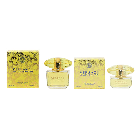 Duo Versace Yelloduo: Wdiamonds 3 Oz+ 1 Oz EDT Spray