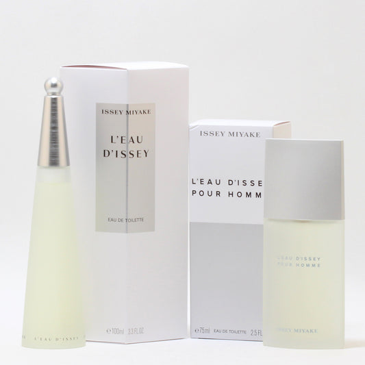 Duo L'Eau D'Issey  Ladies  3.3 Oz EDT + L'Eau D'Issey Homme 2.5 Oz EDT Spray