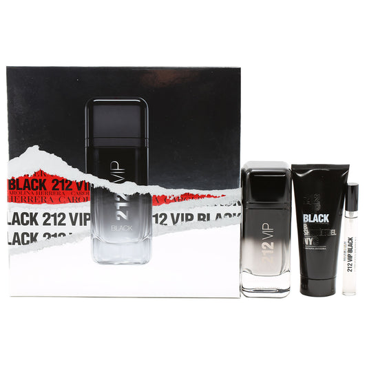Carolina Herrera 212 Vip Blackset 3.4 EDP /0.3 EDP /3.4 B&Sg