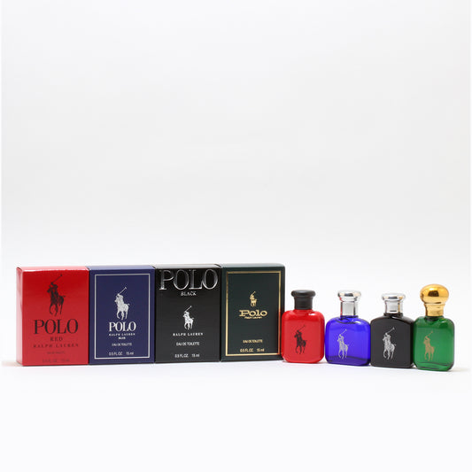 Polo Mini Mens Coffret .5Oz (Black/Blue/Red/Polo)