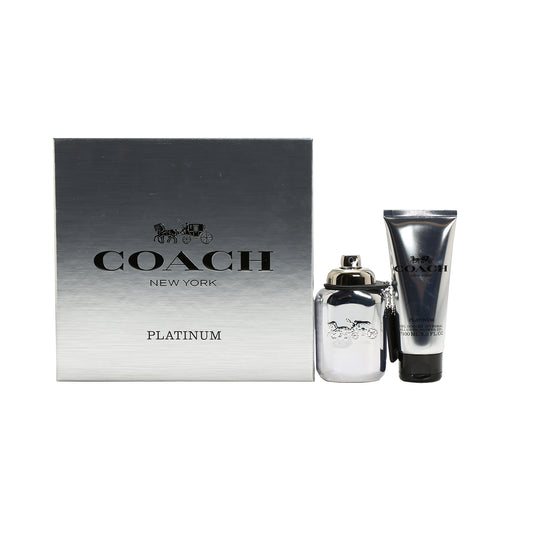 Coach Platinum Mens Set 2 Oz EDP , 3.3 Oz Shower Gel