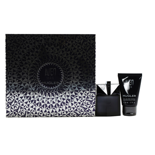 Alien Man By Thierry Mugler 3.4 Oz EDT & Hair & Body Shampoo