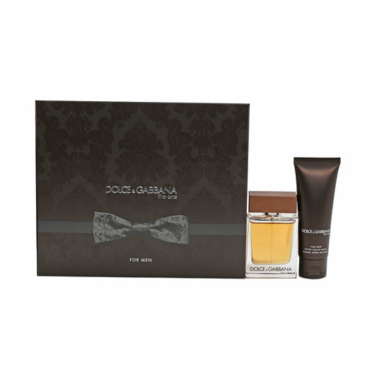 Dolce & Gabbana The One Mens Set 1.7 Oz EDT , 1.7 Oz After Shave Balm