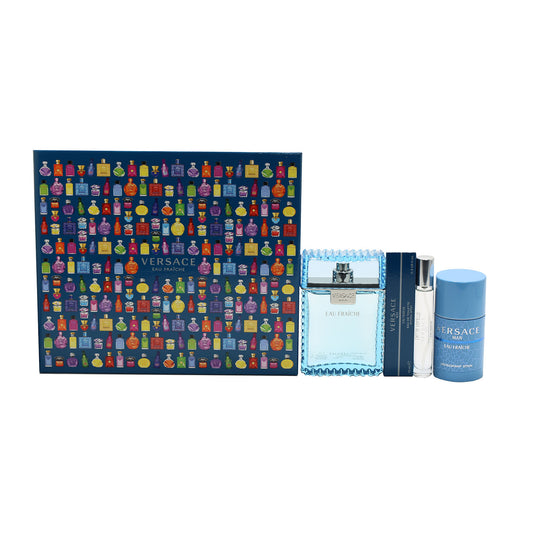 Versace Eau Fraiche 3.4 EDT, 0.3 EDT, 2.5 Deodorant Stick