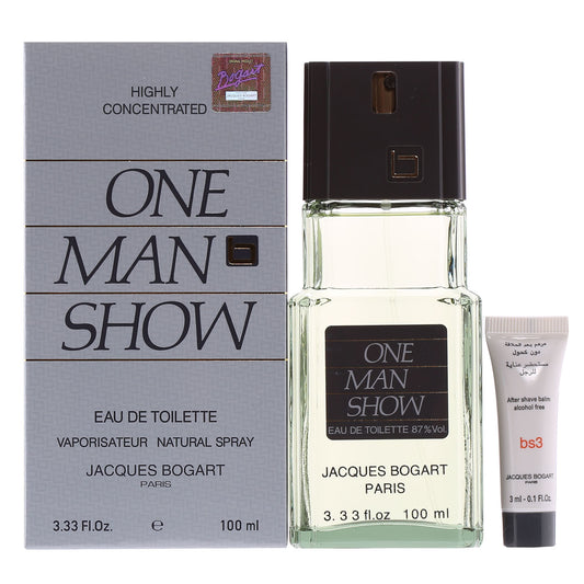 One Man Show 3.33 Oz EDT / .1 Body  Lotion