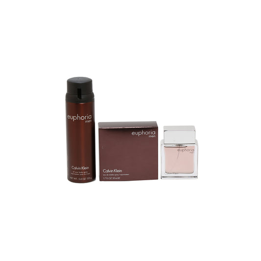 Duo Euphoria Men 1.7 Oz Spray/5.4Oz Body Spray