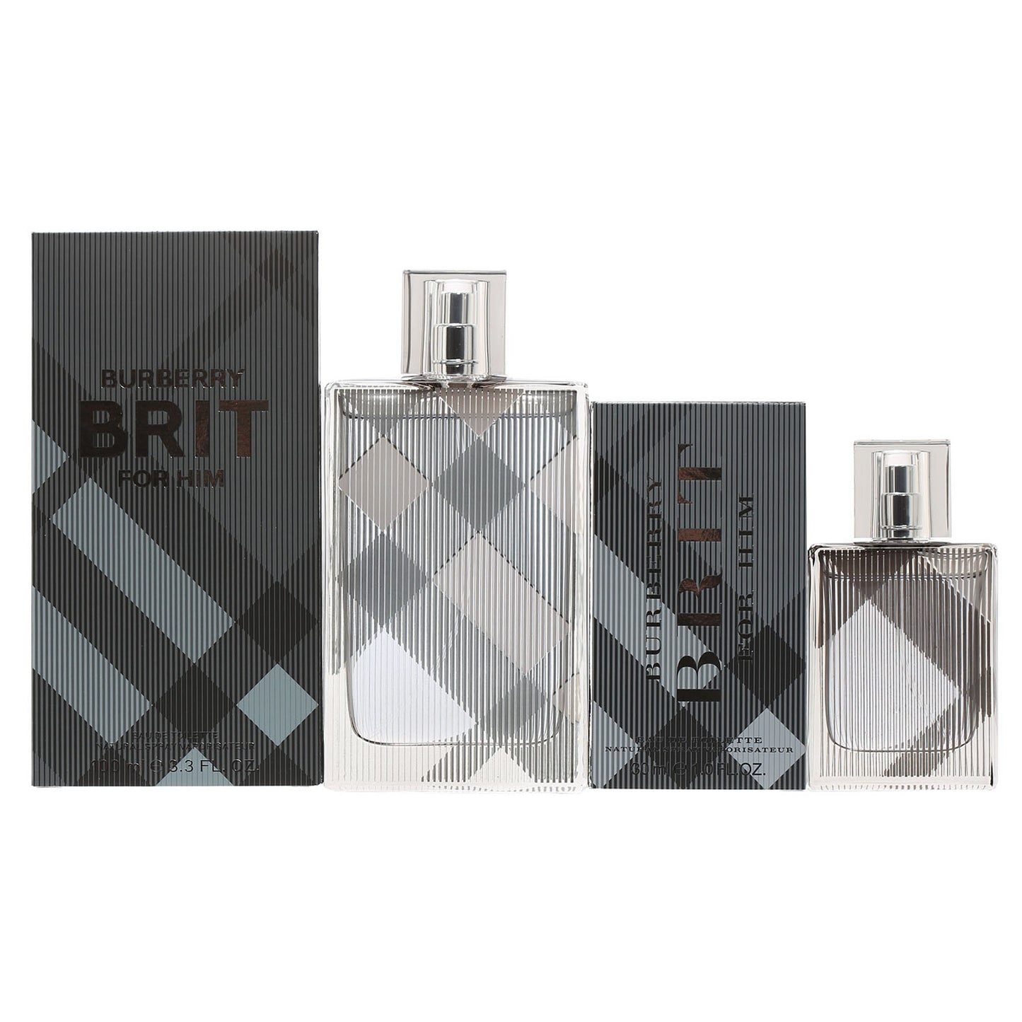 Duo Burberry Brit Men 3.3 Oz + 1 Oz EDT Spray
