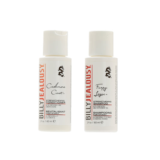 Billy Jealousy Travel Duo Fuzzy Logic Shampoo 2 Oz + Cashmere Coat Conditioner 2 Oz