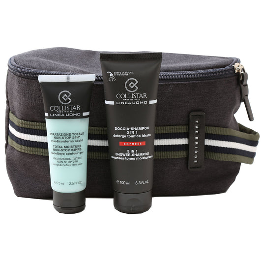 Collistar Men Set Idratazione Totale Face & Contour Gel/ Doccia 3 In 1 Shower-Shampoo