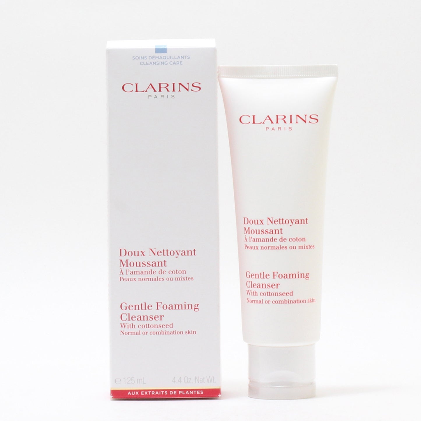 Clarins Gentle Foam Cleanserw/Cotton Seed For Nor/Combo Sk