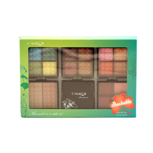 Cameo Make Up Kit Stackable Mineral Cube Green/Cg1830 A