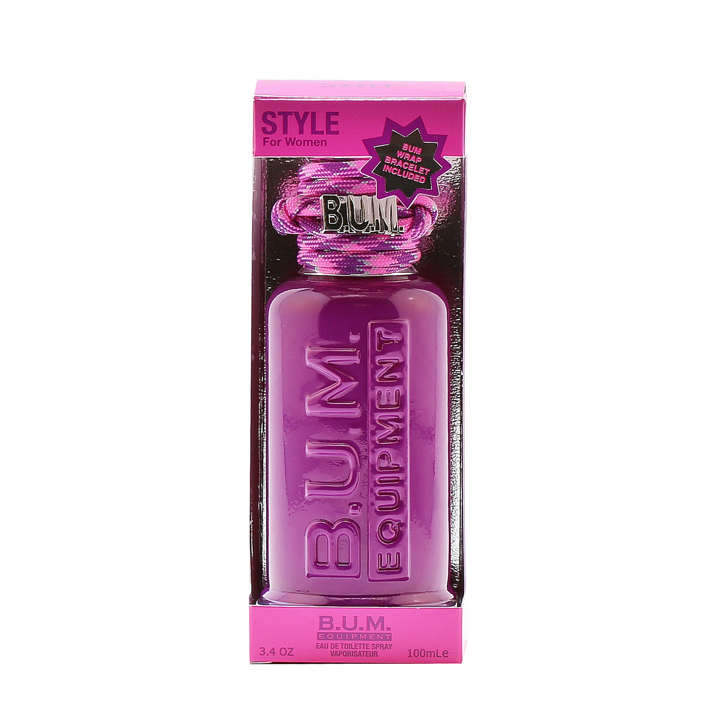 Bum Equipment Style For  Ladies  EDT Spray W/Wrap Bum Bracelet