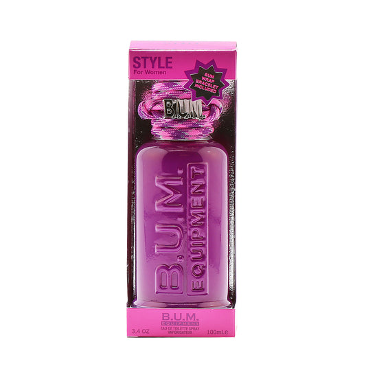 Bum Equipment Style For  Ladies  EDT Spray W/Wrap Bum Bracelet