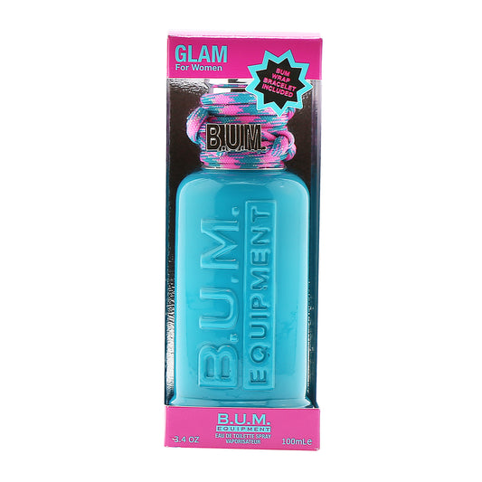 Bum Equipment Glam For  Ladies  EDT Spray W/Wrap Bum Bracelet